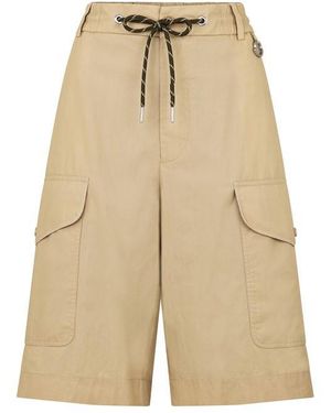 Moncler Cargo Shorts - Natural