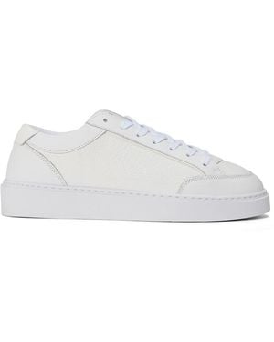 Cleens Luxor Leather Low-Top Trainers - White