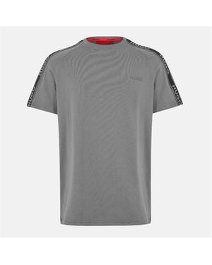 HUGO Logo Tape T-Shirt - Grey