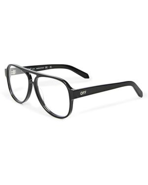 Off-White c/o Virgil Abloh 8G Style Round Sunglasses - Black