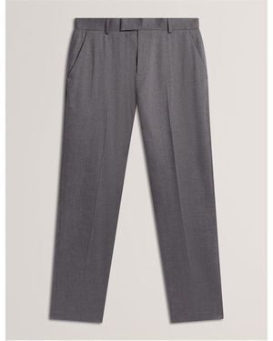 Ted Baker Slim Fit Trousers - Grey