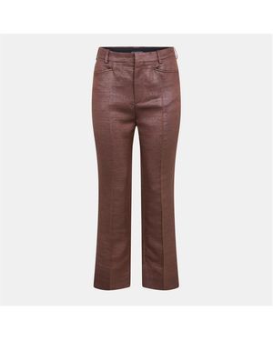 Tom Ford Straight Leg Elasticated Waistband Knitted Trousers - Brown