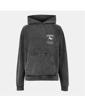Duke & Dexter Over The Head Tailored Fit Hoodie - Grey