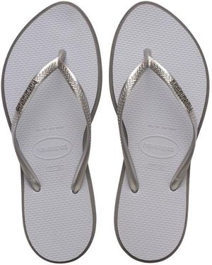 Havaianas Slim Point Flip Flops - Grey