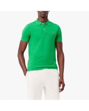 Lacoste Slim-Fit L.12.12 Pique Polo Shirt - Green