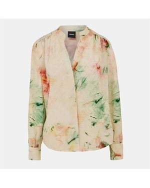 BOSS Long-Sleeve Blouse - Green