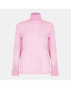 Gucci Short Sleeve Plain Shirt - Pink