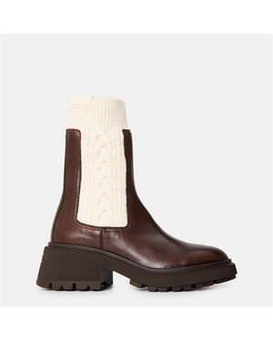 Jimmy Choo Ankle Heeled Boots - Brown