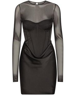 ROTATE BIRGER CHRISTENSEN Kila Mini Dress - Black
