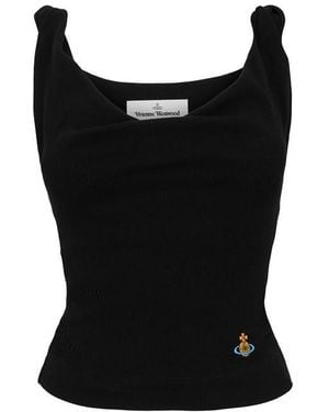 Vivienne Westwood Viv Anna Tank Vest - Black