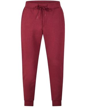 lululemon Closed Hem Fleece Joggers - Red