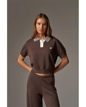 The Couture Club Short-Sleeve Polo Shirt - Black
