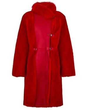 Emporio Armani Emporio Overcoat - Red