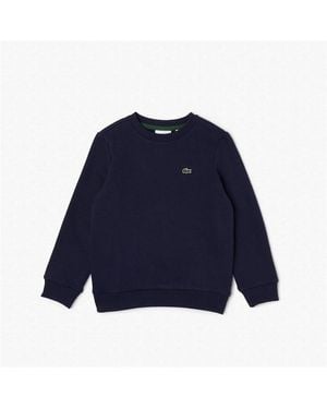 Lacoste Kids' Logo Crew-Neck Sweatshirt - Blue