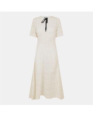 Ganni Anglaise Maxi Dress - White