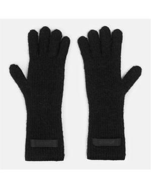 Jacquemus Knitted Gloves - Black