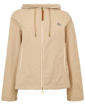 Moncler Rain Anorak Jacket - Natural
