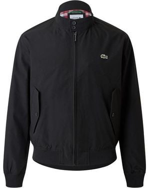 Lacoste Water Repellent Twill Jacket - Black