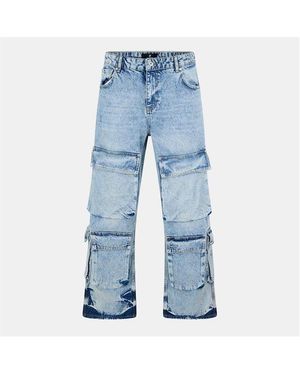 Represent Cargo Jeans - Blue
