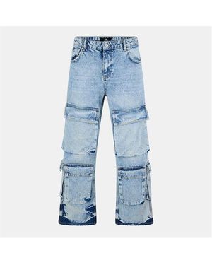 Represent Cargo Jeans - Blue