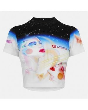 CASABLANCA Casa Galactic Baby Tee - Blue