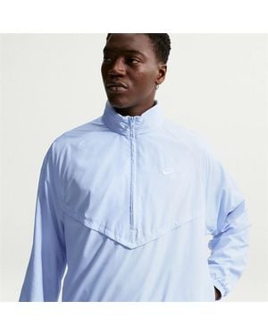 Nike Windrunner Lightweight Half-Zip Jacket - Blue