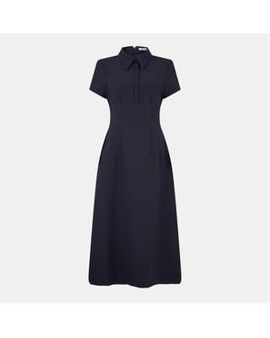 Odd Muse The Ultimate Muse Collared Midi Dress - Blue