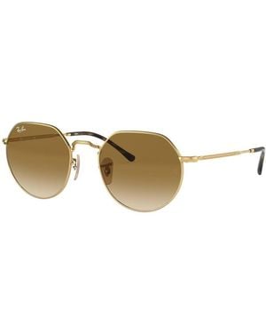 Ray-Ban 0Rb3548N Octagonal Sunglasses - Metallic
