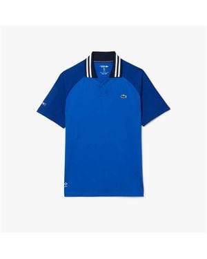 Lacoste Tennis X Daniil Medvedev Slim-fit Polo Shirt - Blue