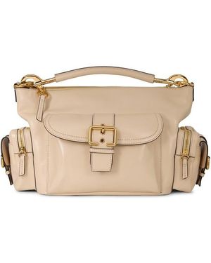 Chloé Leather Camera Bag - Natural