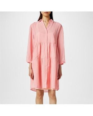 HUGO Egy Tiered Dress - Pink