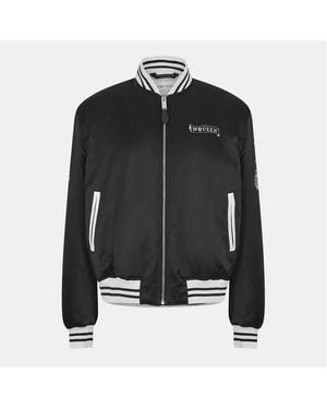 McQueen Tailored Bomber Jacket - Black