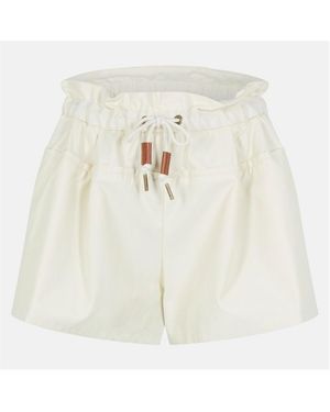 Moncler Lightweight Woven Tracksuit Shorts - White