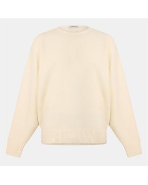 Fear Of God Relaxed Fit Crew Neck Jumper - Natural