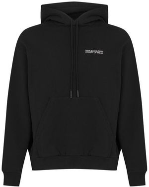 Marcelo Burlon Tempera Cross Over Hoodie - Black