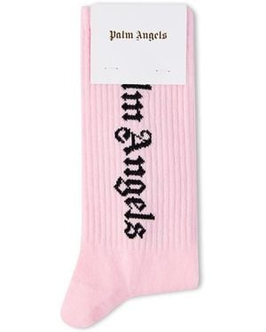 Palm Angels Palm Lgo Socks - Pink