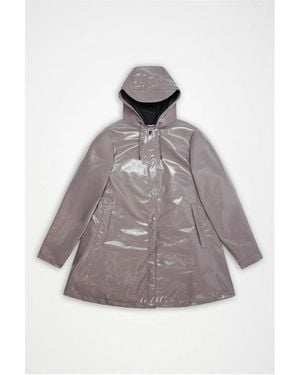 Rains A-Line Raincoat - Grey