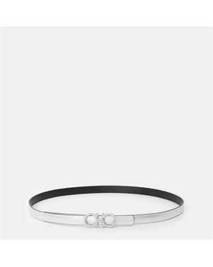 Ferragamo Fg Gancini Strass Ld54 - Grey
