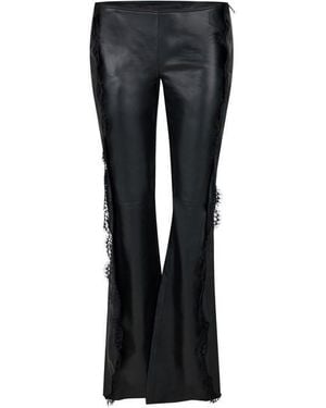 Off-White c/o Virgil Abloh Straight Leg Trousers - Black