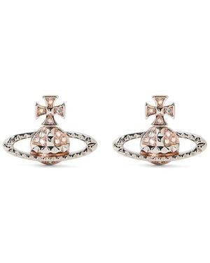 Vivienne Westwood Mayfair Bas Relief Earrings - White