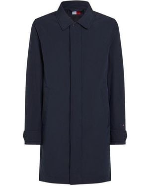 Tommy Hilfiger Packable Water-Resistant Lightweight Trench Coat - Blue