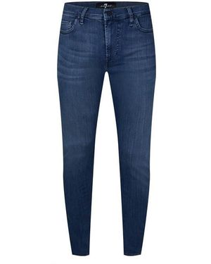 7 For All Mankind Skinny Jeans - Blue