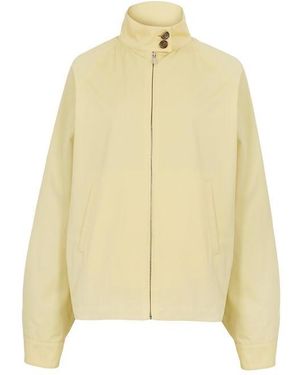 Miu Miu Poplin Blouson Jacket - Yellow