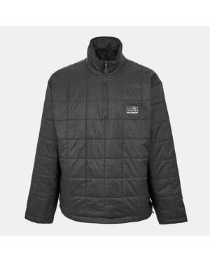 MM6 by Maison Margiela Reversible Insulated Long Sleeve Quilted Jacket - Blue