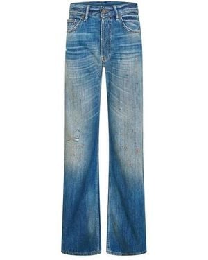 Acne Studios Mid Wide Leg Jeans - Blue