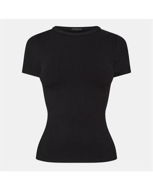 Naked Wardrobe Crewneck Top - Black