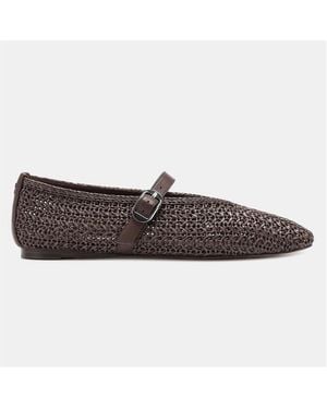 Nokwol Ballet Court Shoes - Brown