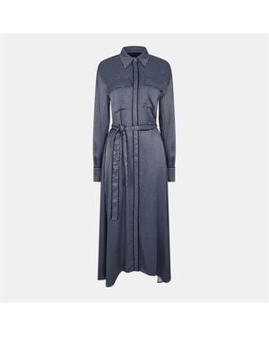 BOSS Wrap Dress - Blue