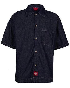 Dickies Plain Short Sleeve Shirt - Blue