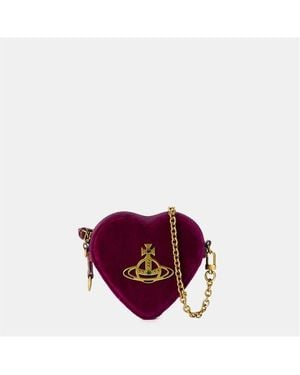 Vivienne Westwood Viv Hrt Wristlet - Purple